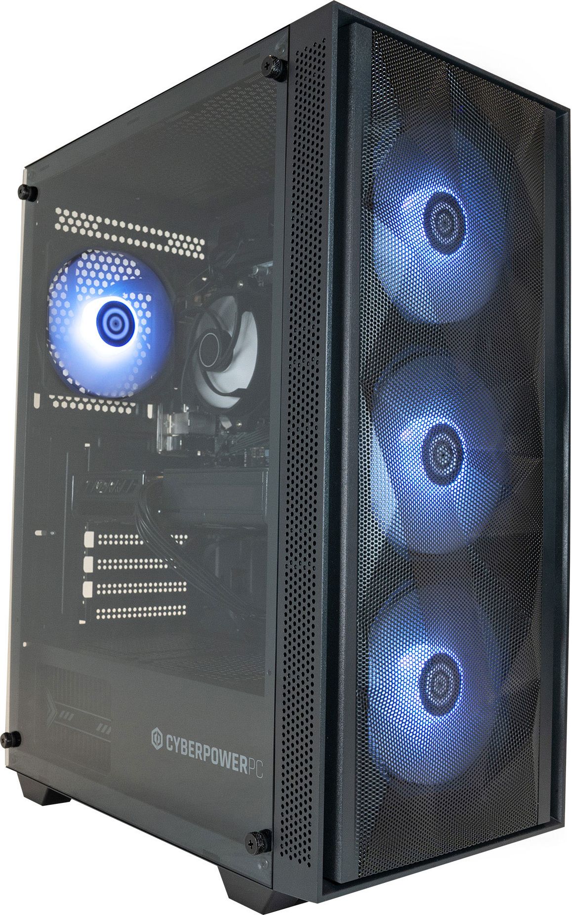 CyberPowerPC Gaming PC - AMD Ryzen 5 4500 - NVIDIA GeForce RTX 3050 - 8GB RAM - 500GB SSD - Black