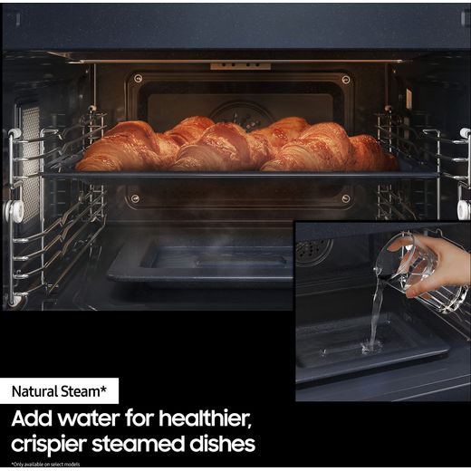 Samsung Series 5 Compact Electric Single Oven - Black Glass