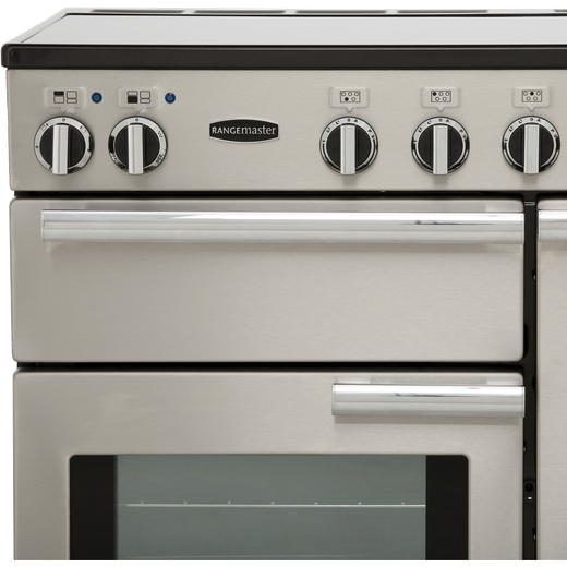 Rangemaster Professional Plus 110cm Electric Range Cooker with Induction Hob - Stainless Steel