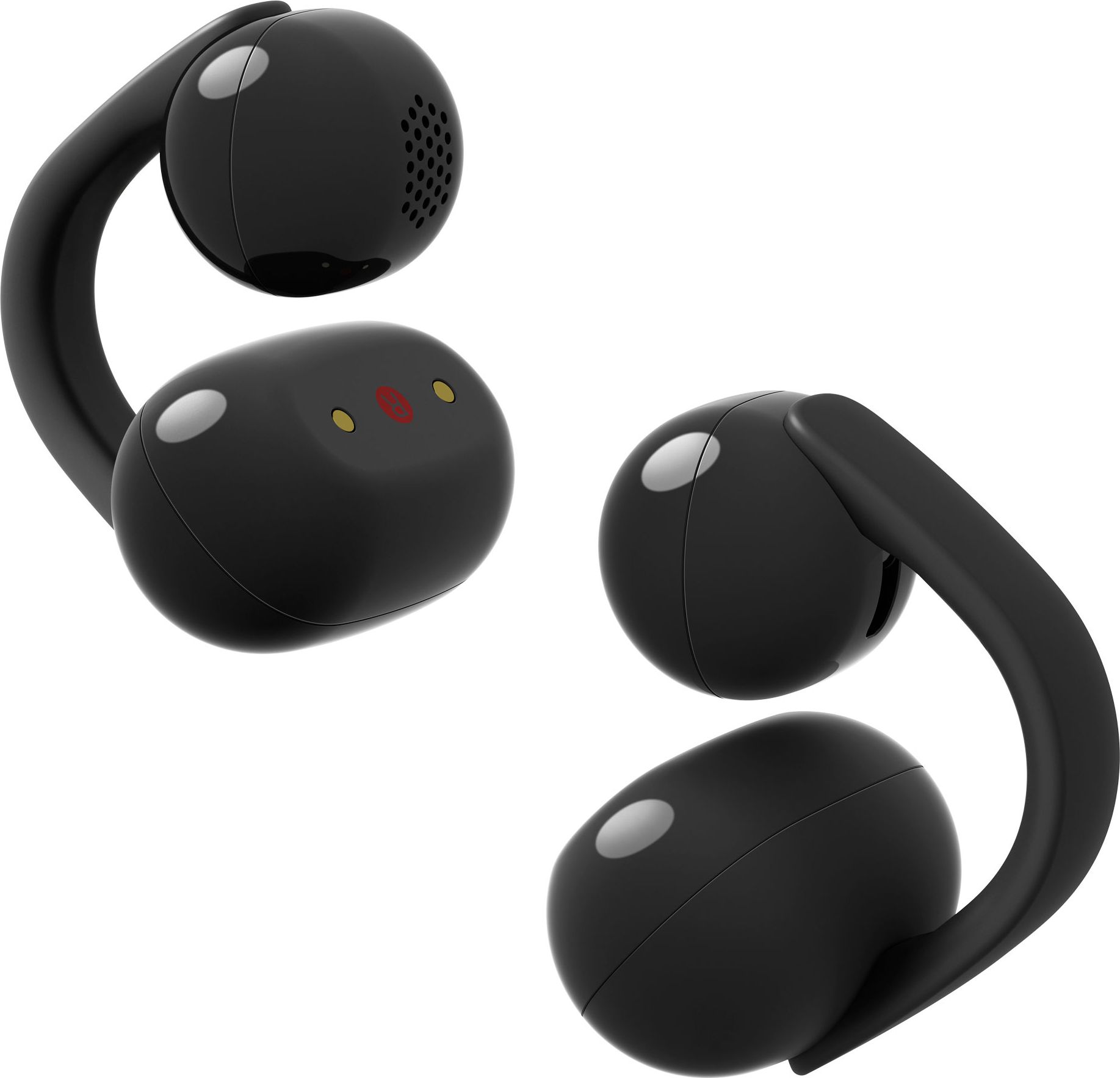 Image of Sony Linkbuds Clip Wireless Headphones - Black, Black