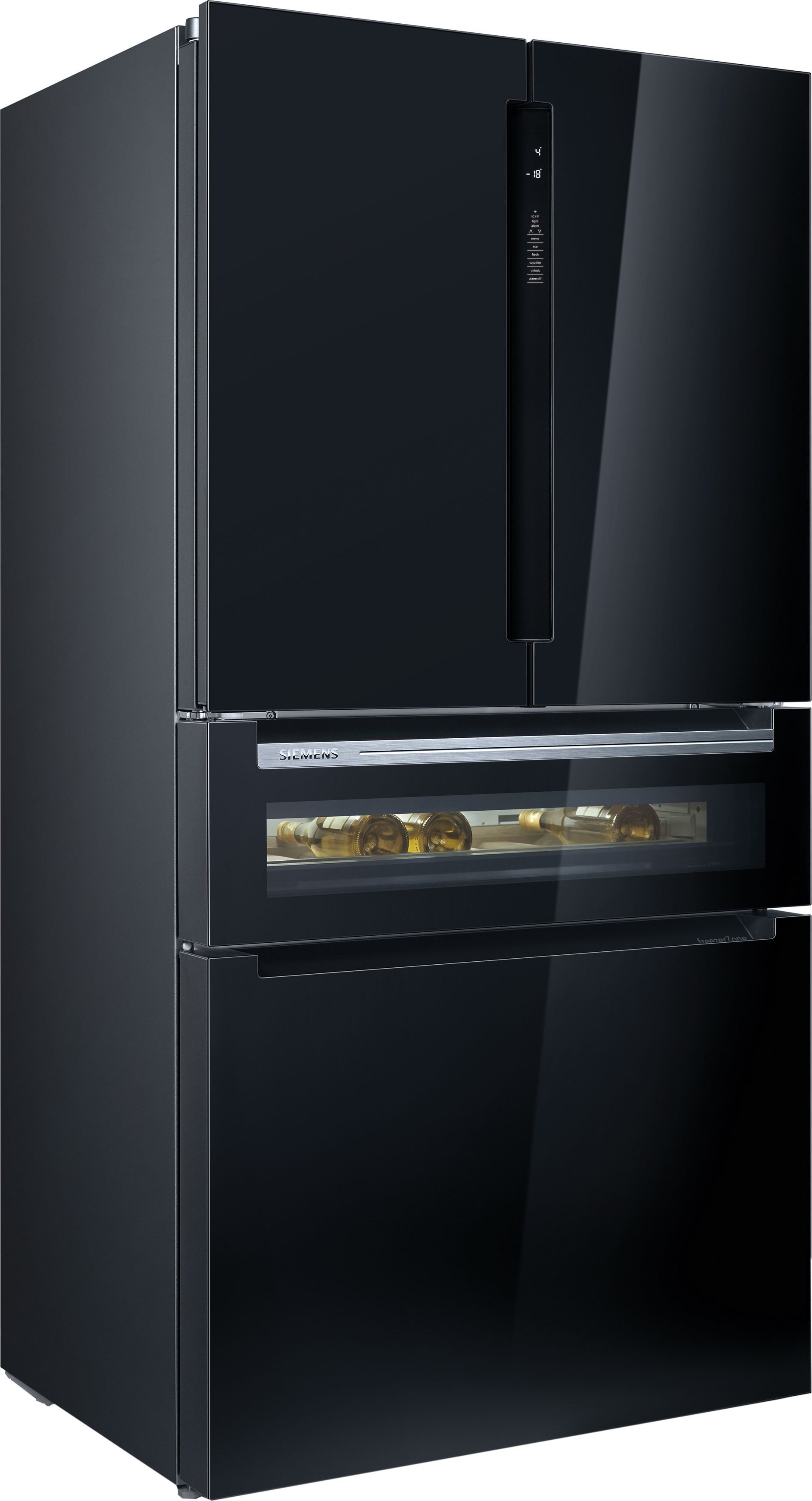 Siemens KF96RSBEA American Fridge Freezer - Black - 572L Capacity
