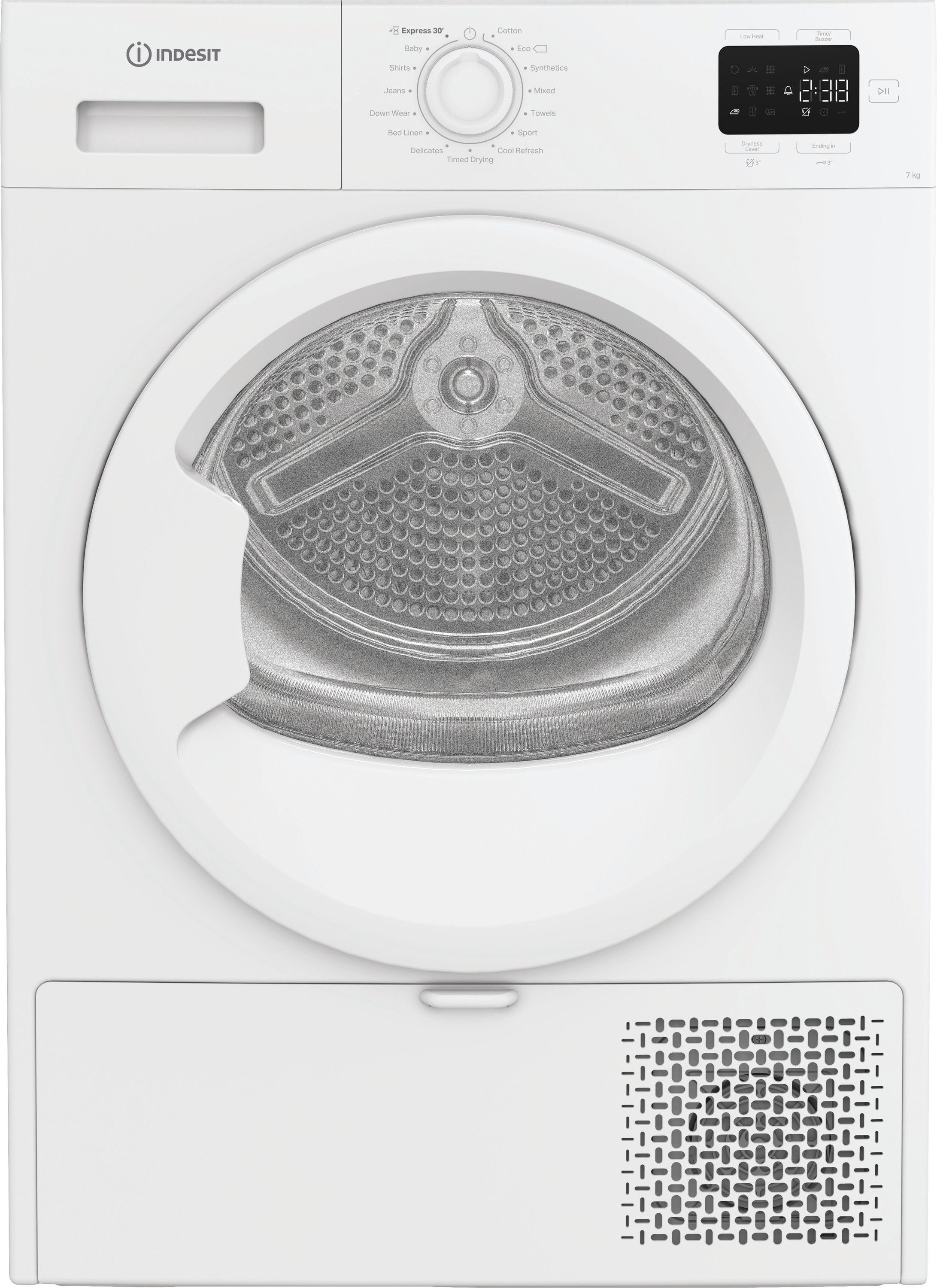Indesit 7kg Heat Pump Tumble Dryer - White - A+ Energy Rated
