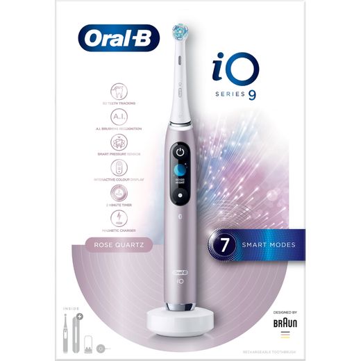 Oral-B iO9 electric toothbrush | violet | ORAIO9RQ_RQZ | ao.com