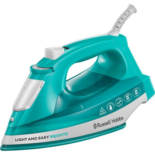 Russell Hobbs Light & Easy Brights 24840 2400 Watt Iron -Aqua