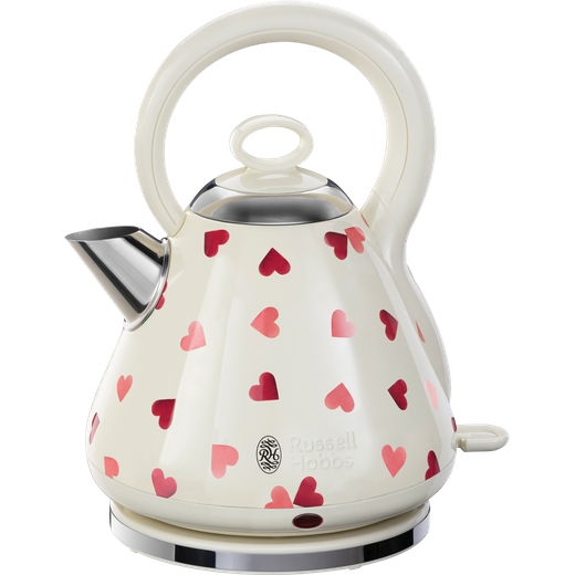 Russell Hobbs Emma Bridgewater Pink Hearts Design 28330 Kettle - Cream