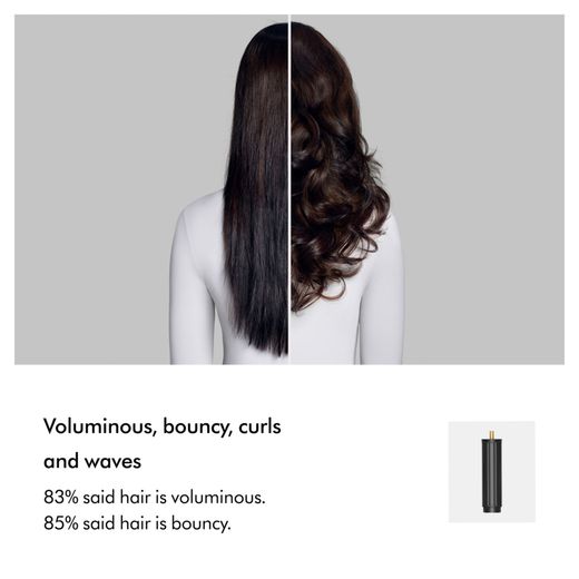 Dyson Airwrap Co-anda 2x™ Straight & Wavy 176937-01 Hair Straighteners - Gold/Red - Annotation - bouncy curls shot