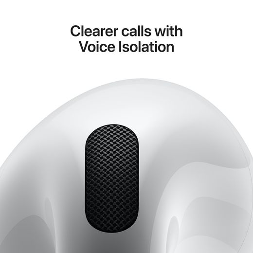 AirPods4本体 ホワイト MXP63ZM/A | Apple Airpods 4 with Voice Isolation & Personalised