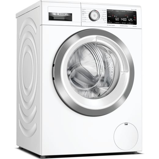 Bosch Serie 8 WAV28MH4GB Wifi Connected 9Kg Washing Machine with 1400 rpm - White - A Rated