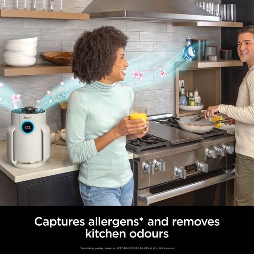 Shark NeverChange5 Compact Pro HP072UK Air Purifier - Dove - annotation - captures alleges shot
