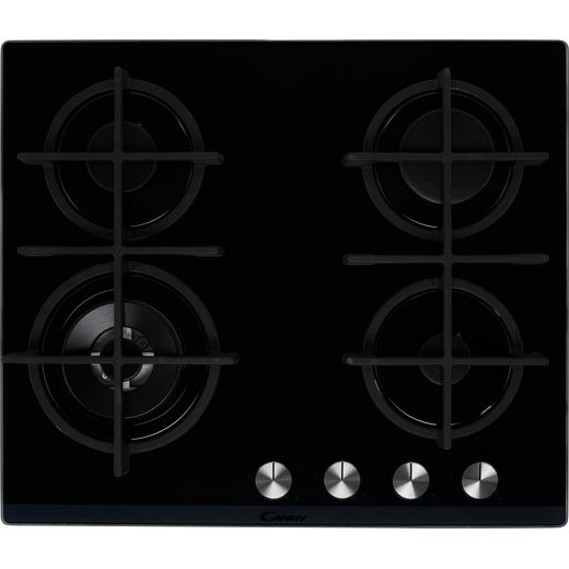 Candy CVG68F4WEB Built In Gas Hob - Black
