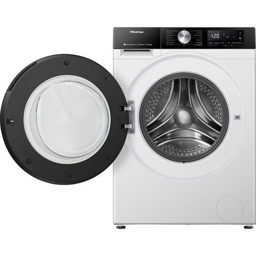 Hisense 10.5Kg / 6Kg Washer Dryer - White - Door open
