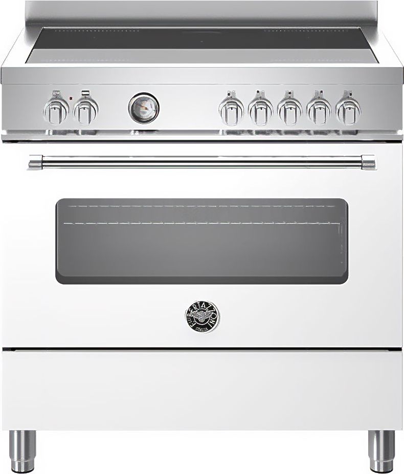 Bertazzoni Master Series - Electric Range Cooker - 90cm - Induction Hob - White