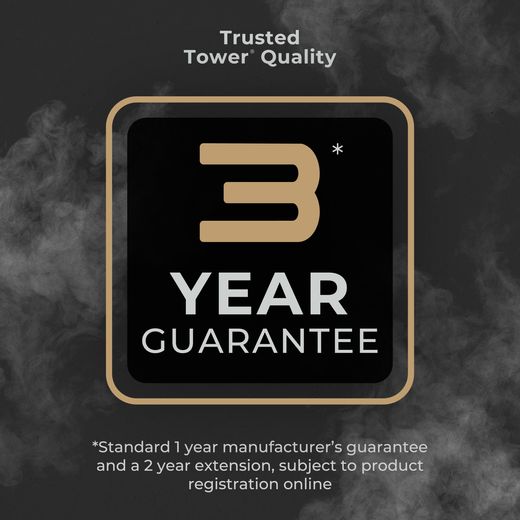 Tower PureSteam Infinity Xpress Steam Generator Iron - Black / Gold - Guarantee