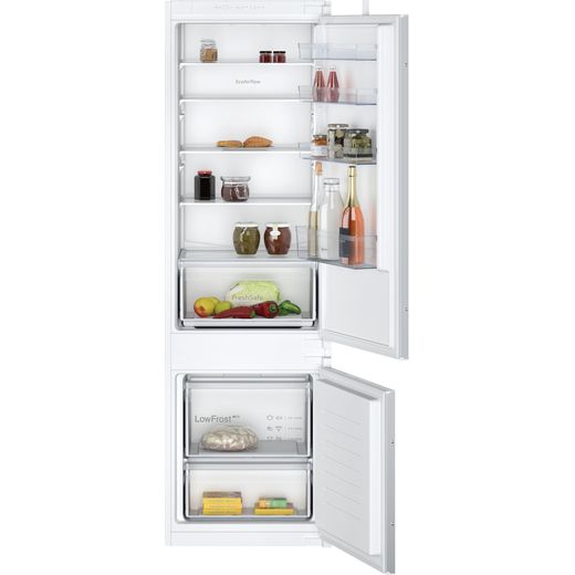 NEFF N30 KI5871SF0G Integrated 70/30 Fridge Freezer with Sliding Door Fixing Kit - White - F Rated