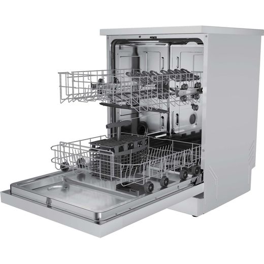 Candy RapidÓ Standard Dishwasher - White - Racks out