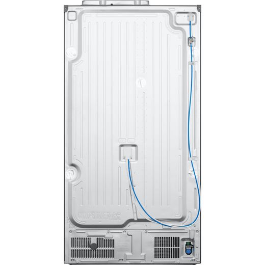 LG NatureFRESH™ American Fridge Freezer - Prime Silver - Back shot