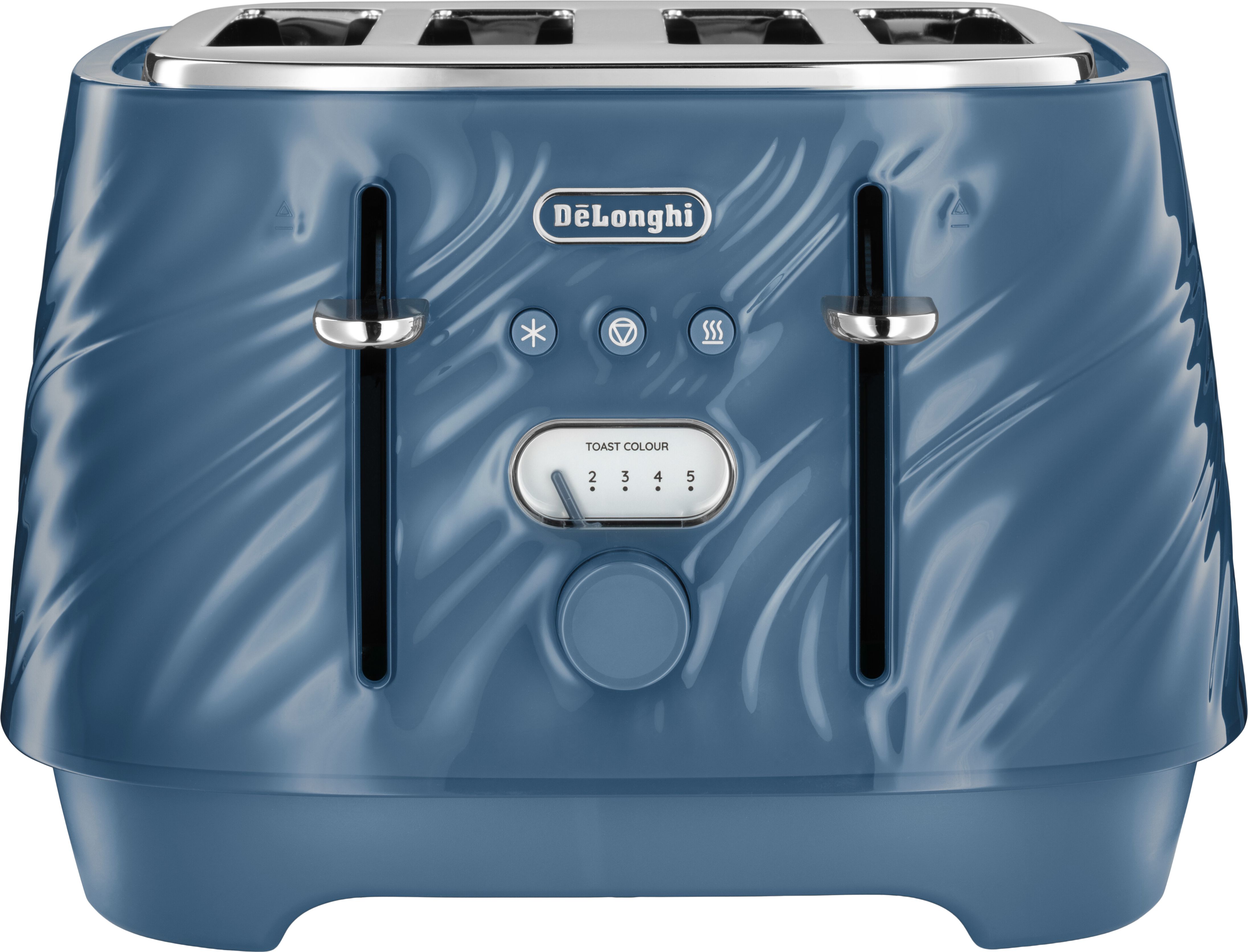 Delonghi Ballerina Seta 4 Slice Toaster - Blue