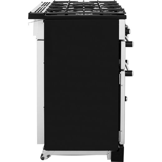 Rangemaster Kitchener KCH110DFFSS/C 110cm Dual Fuel Range Cooker - Stainless Steel / Chrome