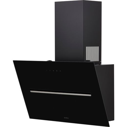 Elica SHY-BLK-60 60 cm Chimney Cooker Hood - Black Glass - A Rated
