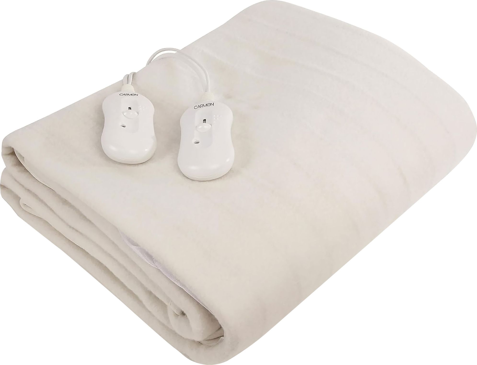 Carmen Electric Blanket - King Size - 3 Heat Settings - White