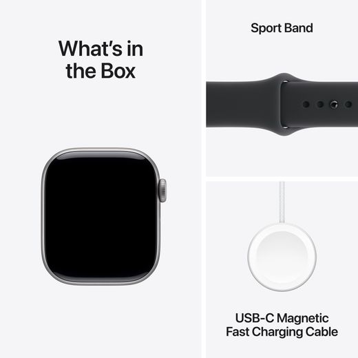 Apple in Black Sport Band - Annotation - What's in the box