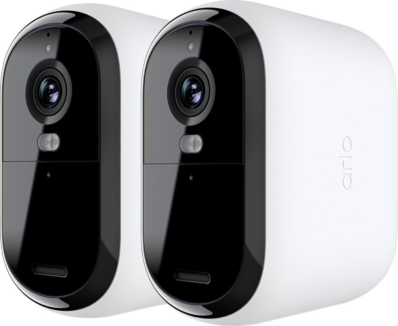 Arlo - Essential 3 XL - Smart Security Camera - 2K - 2 Camera Kit - White