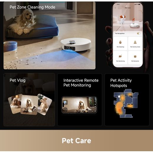 Dreame Matrix10 Ultra Robotic Vacuum Cleaner - White - Annotation - Pet care
