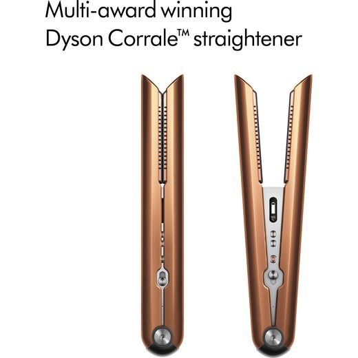 Dyson Corrale™ 413124-01 Hair Straighteners - Nickel / Copper - Annotation - Award winning shot