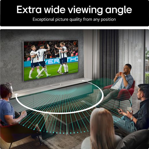 LG G54LW 4K Ultra HD Smart TV - Annotation - Extra wide viewing 