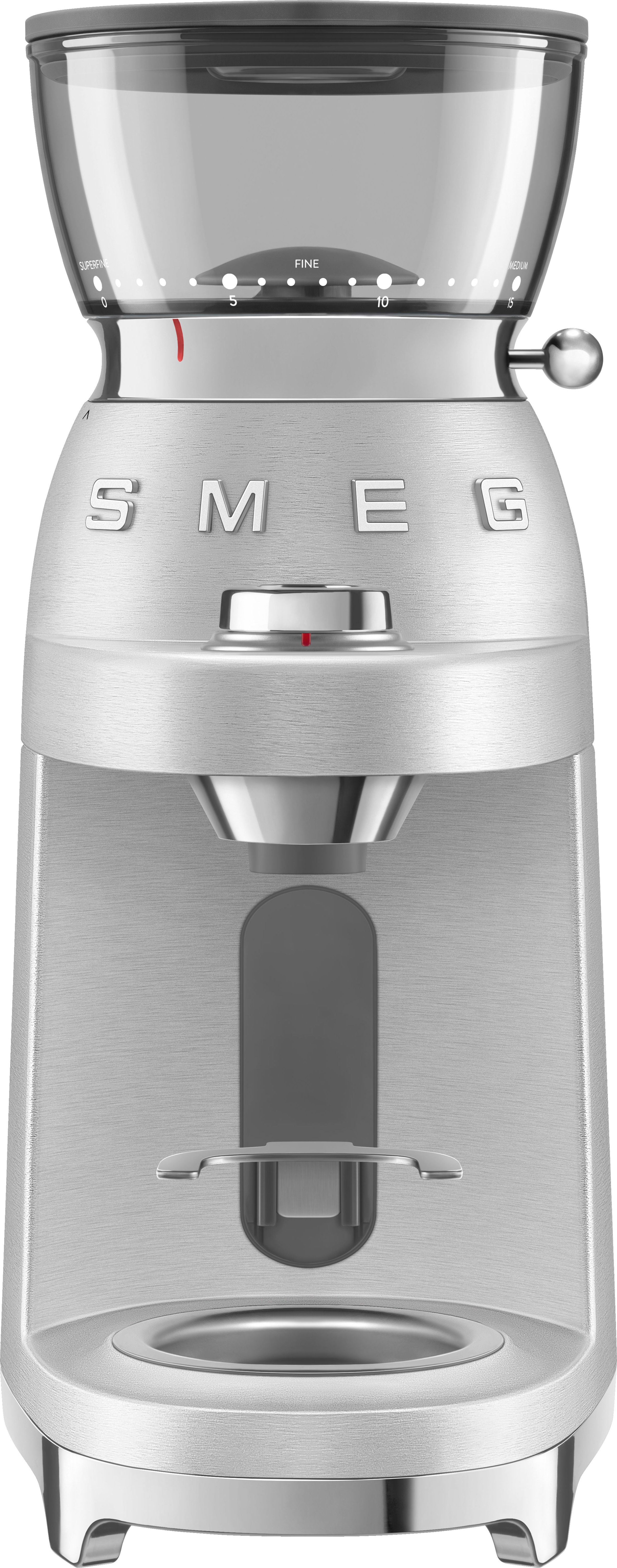Smeg Burr Coffee Grinder - Stainless Steel - 250g Capacity - 150W