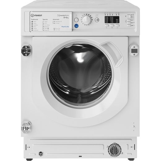 Indesit Integrated / Washer Dryer - White - Front shot