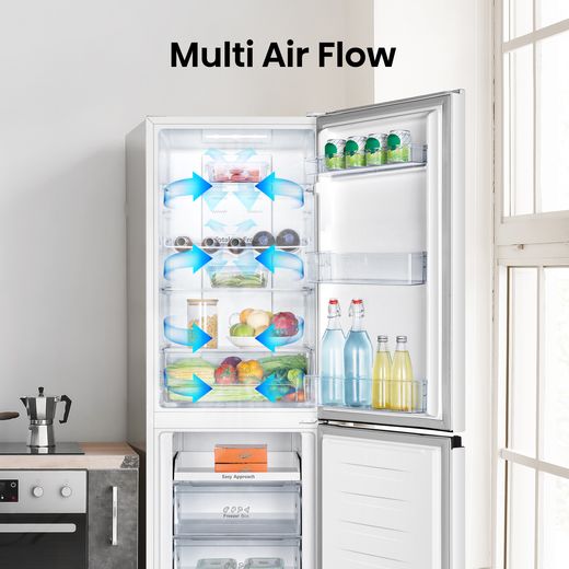 Hisense 50/50 Frost Free Fridge Freezer - White - Annotation - Multi Air Flow