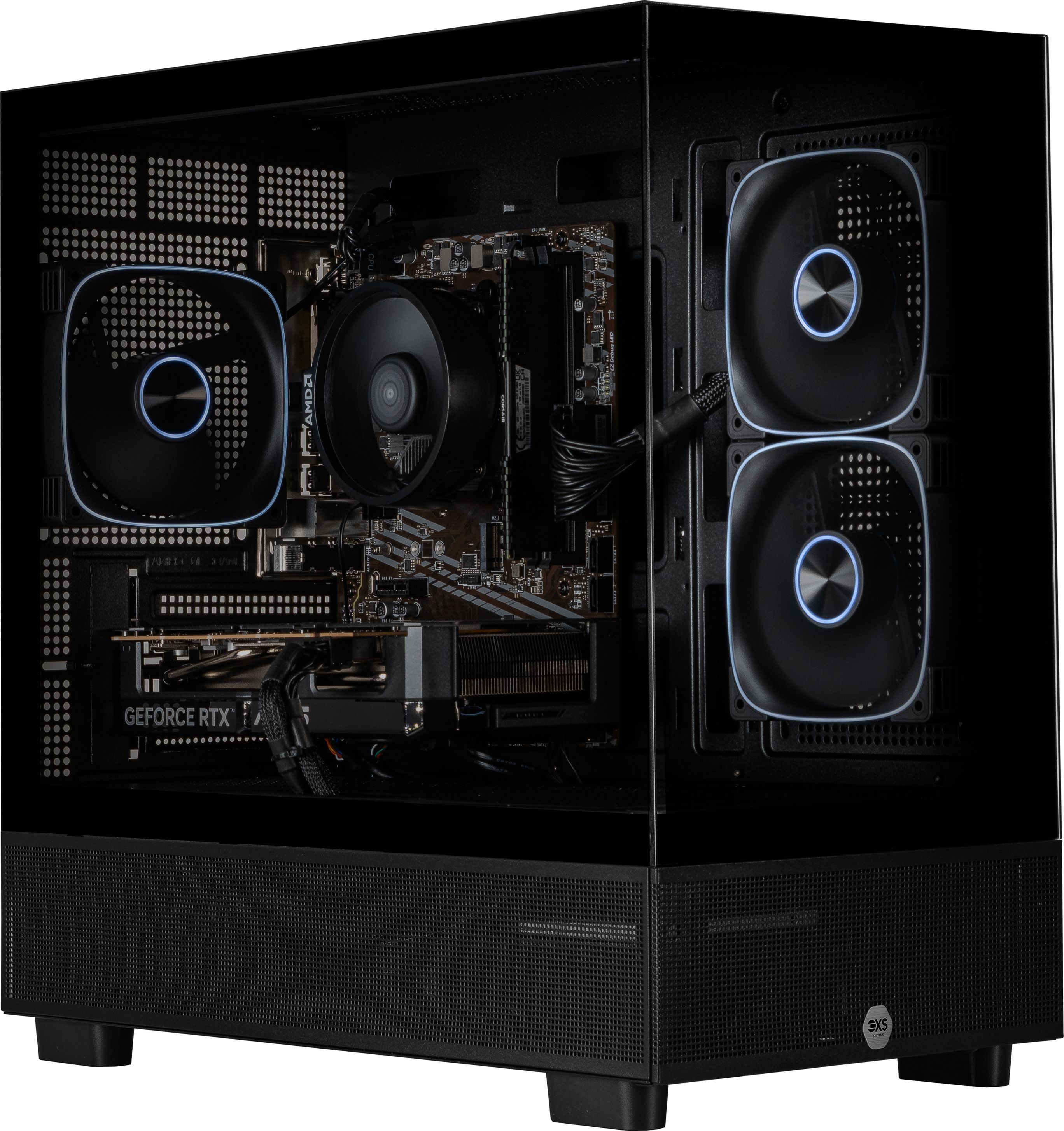 3XS Gaming PC - NVIDIA GeForce RTX 5060 Ti - AMD Ryzen 7 - 1TB SSD - Black