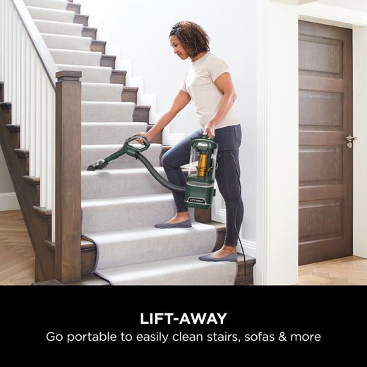 Shark Anti-Hair Wrap with Powered Lift Away and True Pet NZ691UKT Upright Vacuum Cleaner - Annotation - Lift away shot