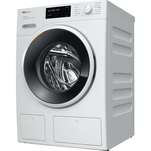 Miele W1 PowerWash & TwinDos WSJ883 WCS 9kg Washing Machine with 1600 rpm - White - Left perpsective shot