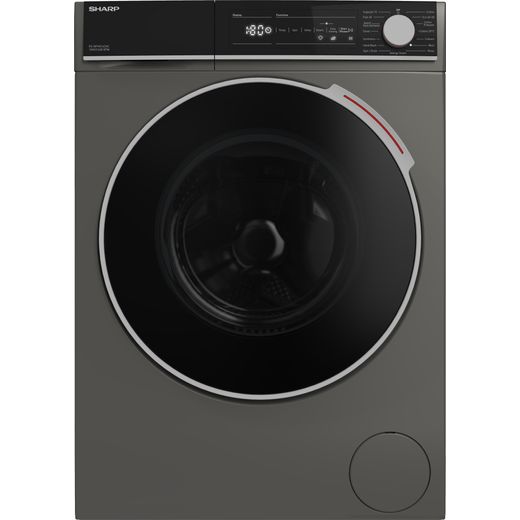 Sharp ES-NFH014CAC-EN 10Kg Washing Machine with 1400 rpm - Graphite - C Rated