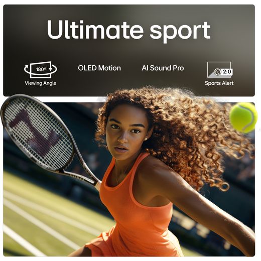 LG G54LW 4K Ultra HD Smart TV - Annotation - Ultimate sport shot