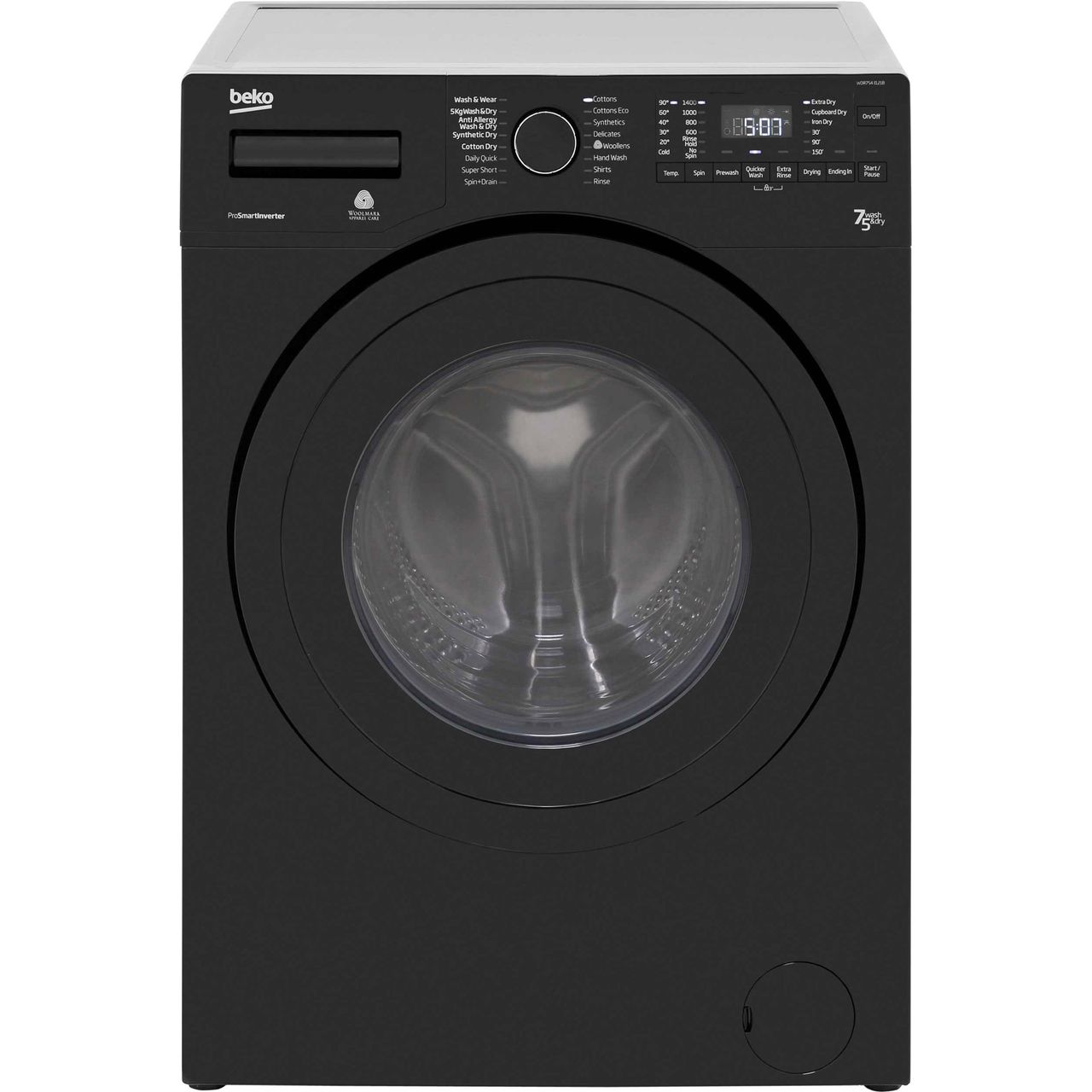 Beko WDR7543121B 7Kg / 5Kg Washer Dryer with 1400 rpm Review