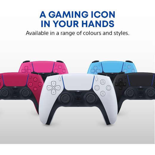 PlayStation DualSense™ Gaming Controller For PlayStation 5 - Chroma Pearl - Annotation - Range of colours