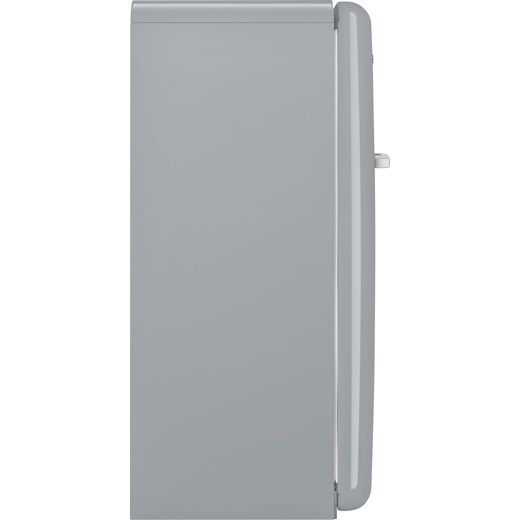 Smeg Right Hand Hinge FAB28RSV6 153cm High Small Fridge with Ice Box - Silver - Side shot