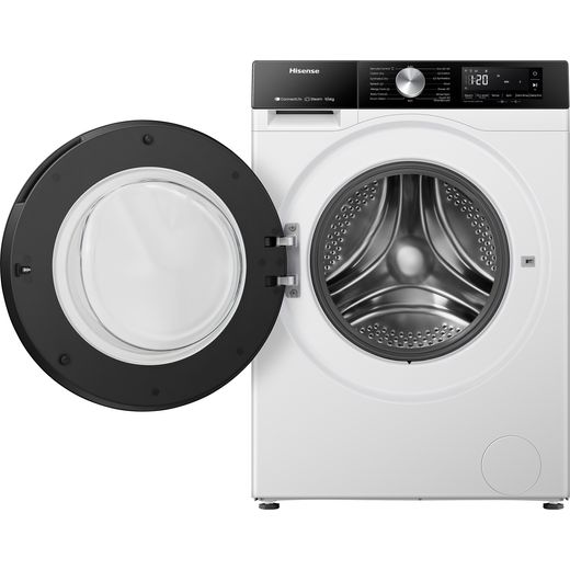 Hisense 9Kg / 6Kg Washer Dryer - White - Annotation - Door open