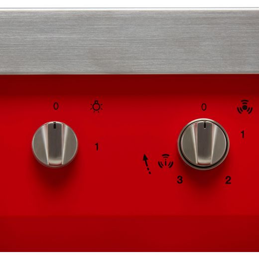 Smeg Portofino KPF12RD 120 cm Chimney Cooker Hood - Red