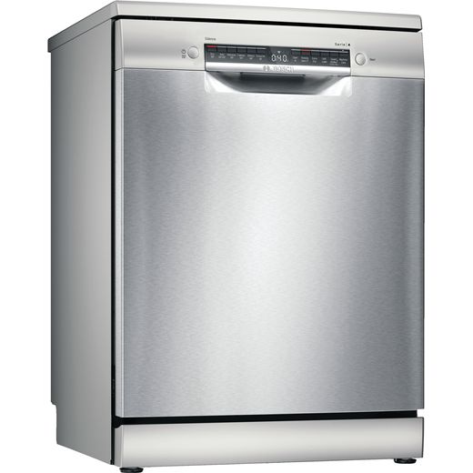 Bosch Serie 4 SMS4HCI40G Wifi Connected Standard Dishwasher - Stainless Steel Effect - D Rated