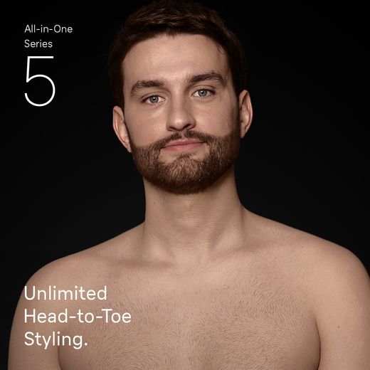 Braun All-in-one Series 5 Mens Shaver - Black - Annotation - All in one series 5