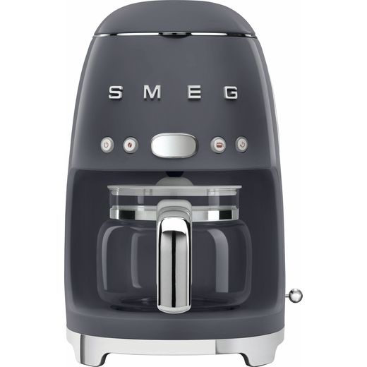 Smeg 50's Retro DCF02GRUK Filter Coffee Machine with Timer - Grey