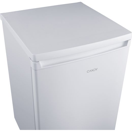 Candy Table Top CUHS58EWK 85cm Small Upright Freezer - White - High perpsective shot