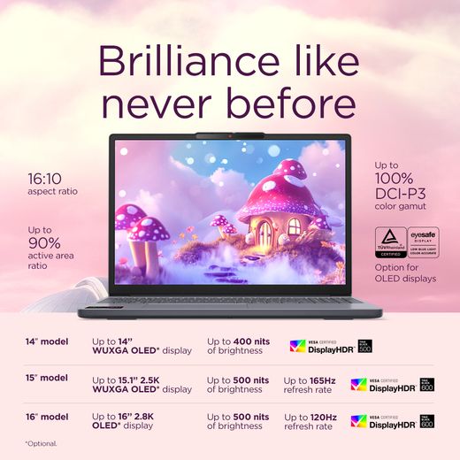 Lenovo IdeaPad Slim 3 14" Laptop - AMD Ryzen™ 7, 512GB SSD, 16 GB RAM - Luna Grey - Annotation - like never before shot