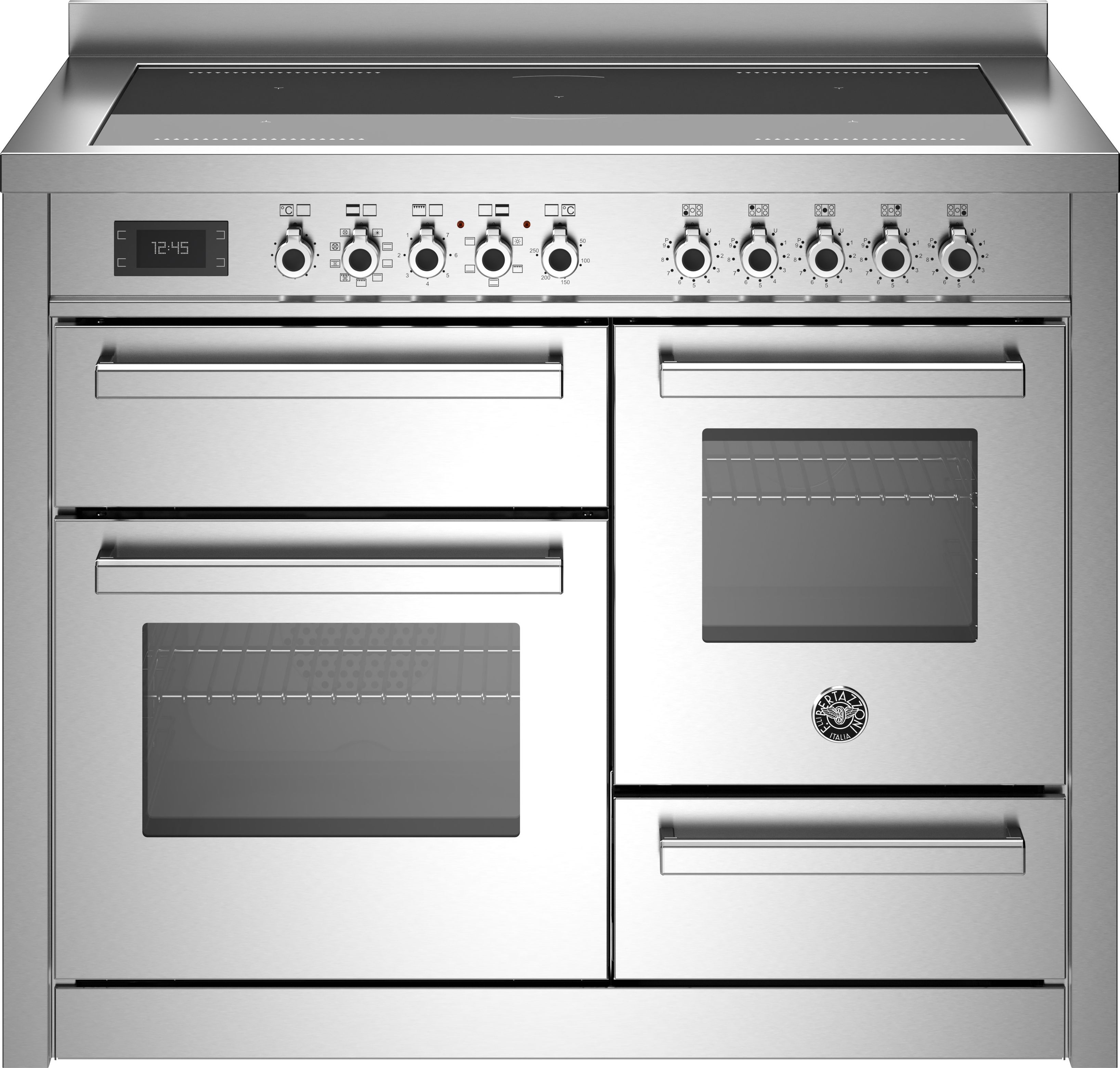 Bertazzoni PRO115I3EXT - 110cm Electric Range Cooker - Induction Hob - Stainless Steel
