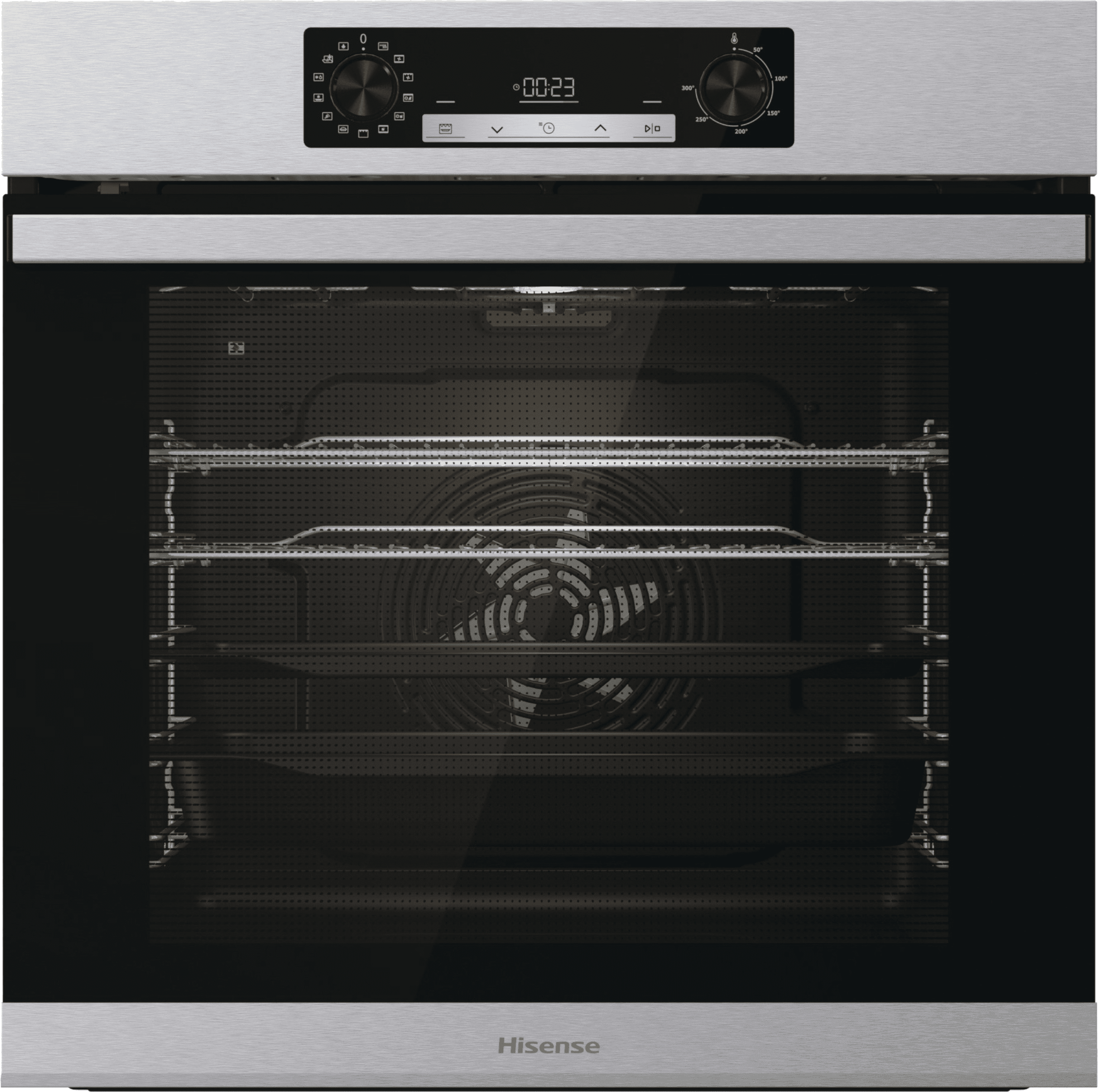Hisense BSA65222PXUK Built In Electric Single Oven and Pyrolytic Cleaning - Stainless Steel - A+ Rated, Stainless Steel