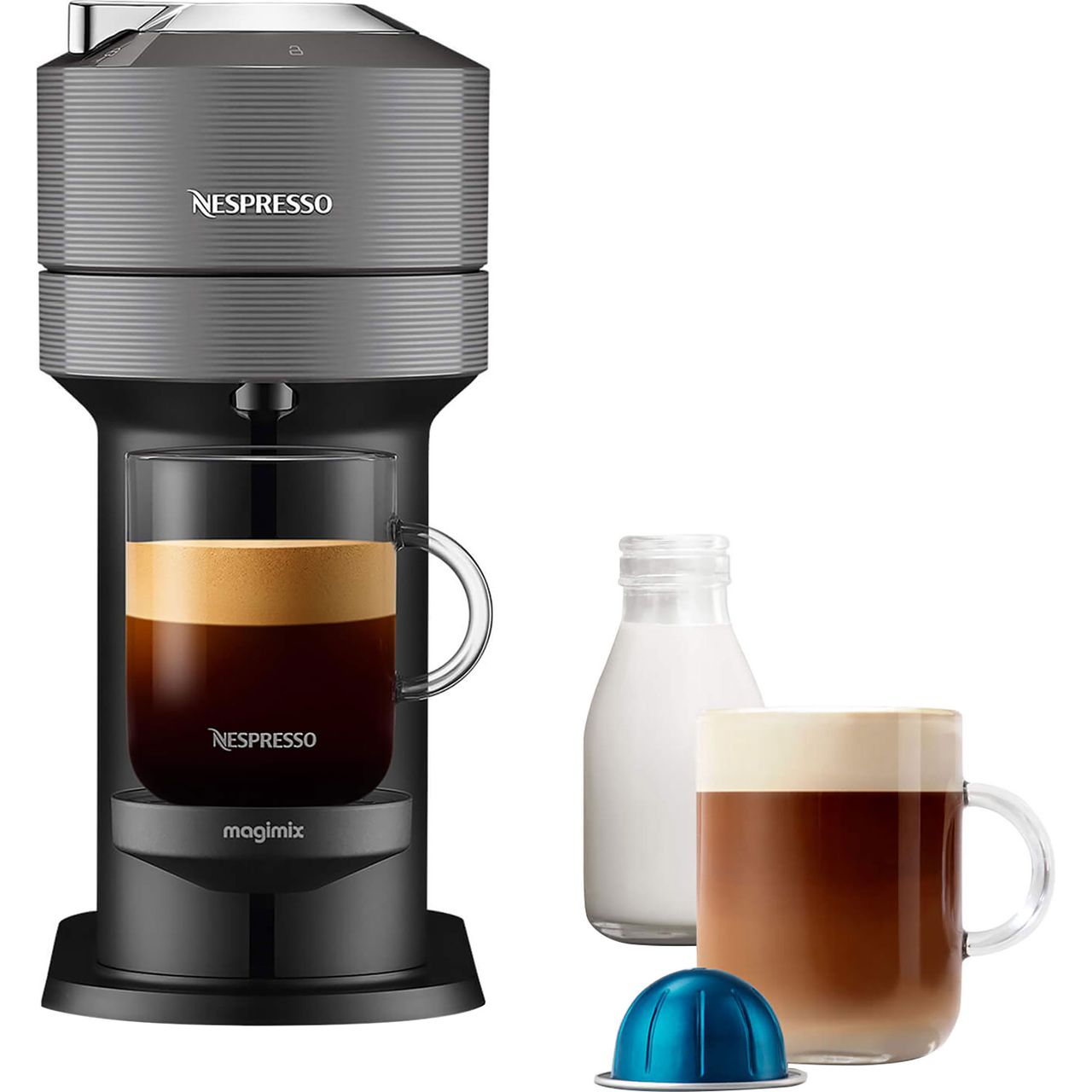 meerderheid Vertrouwelijk Vernauwd 11707 | Nespresso Pod Coffee Machine | Dark Grey | ao.com